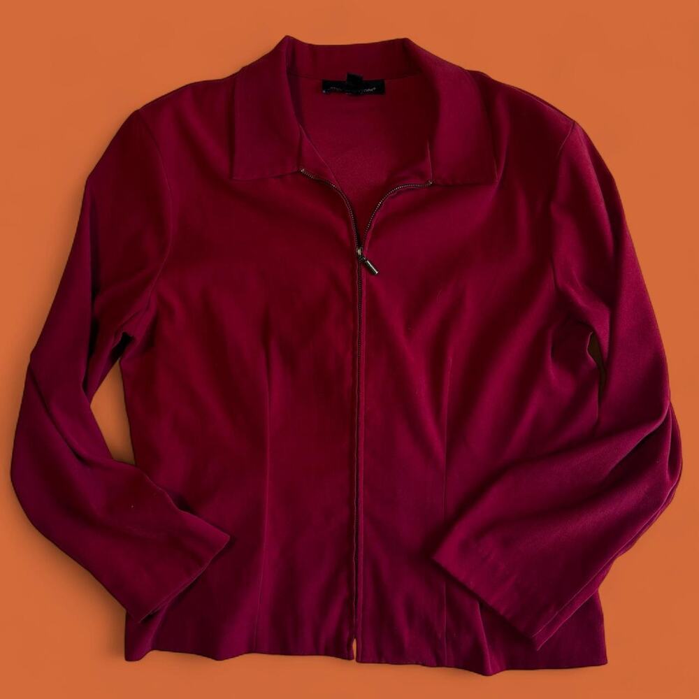 Briggs new york red zip